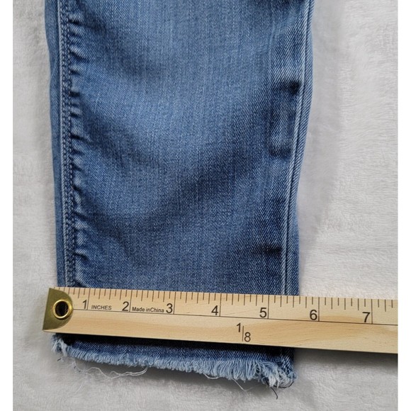 Lucky Brand Jeans Womens Lolita Skinny 2 / 26 Raw Hem Ankle Low Rise Medium Wash - Picture 15 of 16